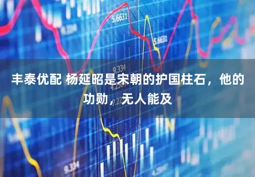 丰泰优配 杨延昭是宋朝的护国柱石,他的功勋,无人能及